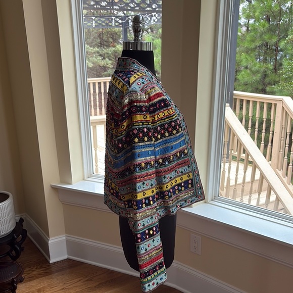 Alice + Olivia Multicolor Embroidered Jacket - Picture 5 of 12